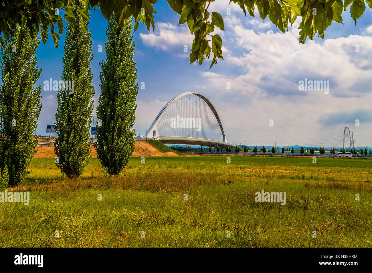 Italia Emilia Romagna Reggio Emilia architettura di Santiago Calatrava - i ponti Foto Stock