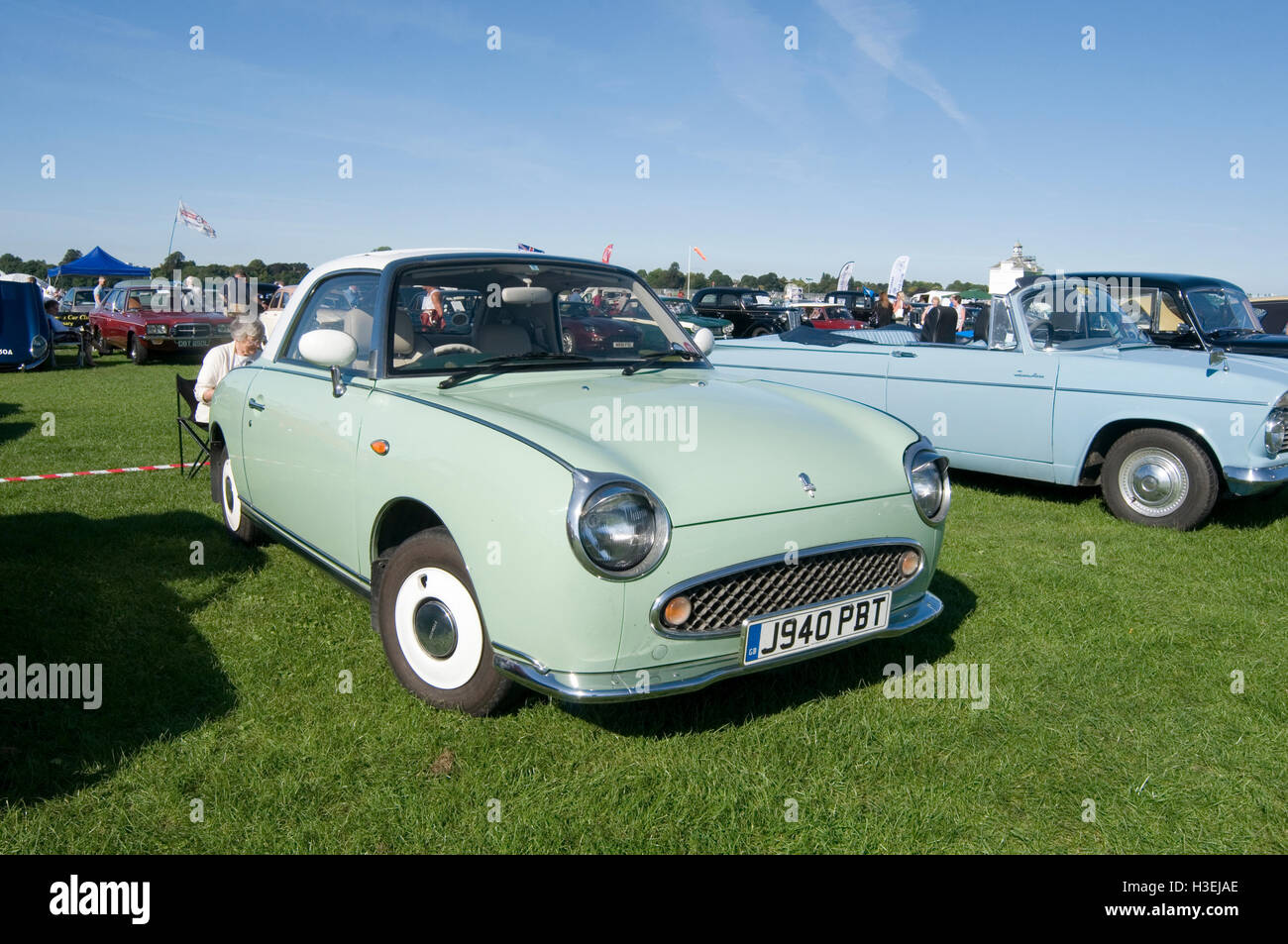 Nissan figaro retrò japanesse con stile Foto Stock