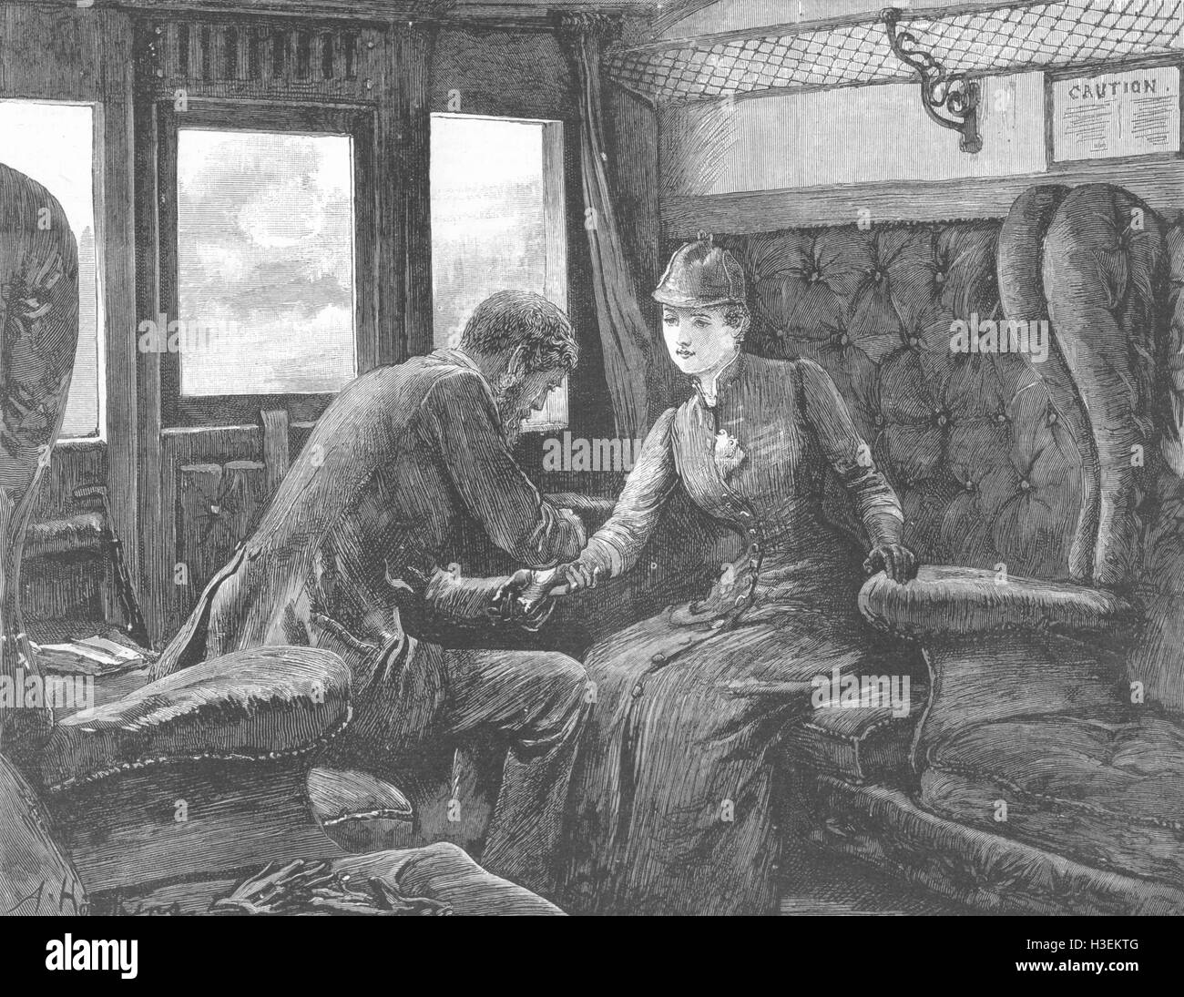 Romanticismo nessuna didascalia 1885. Il grafico Foto Stock