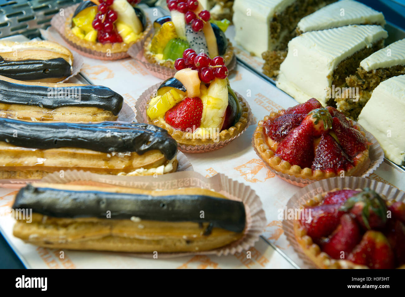 Patisserie Valerie, Cabot Circus, Bristol, Regno Unito. Foto Stock