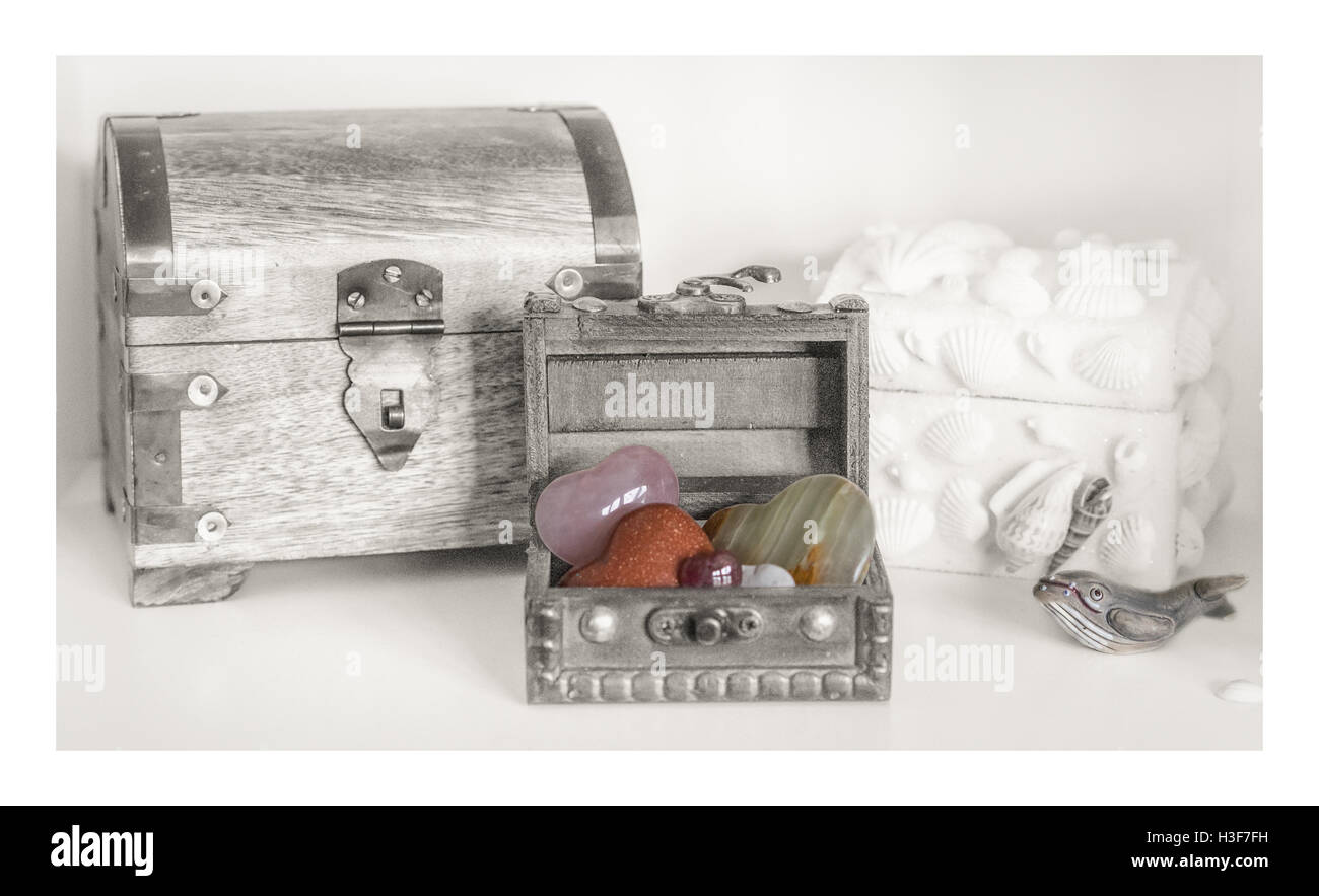 Tesoro del mare still life Foto Stock