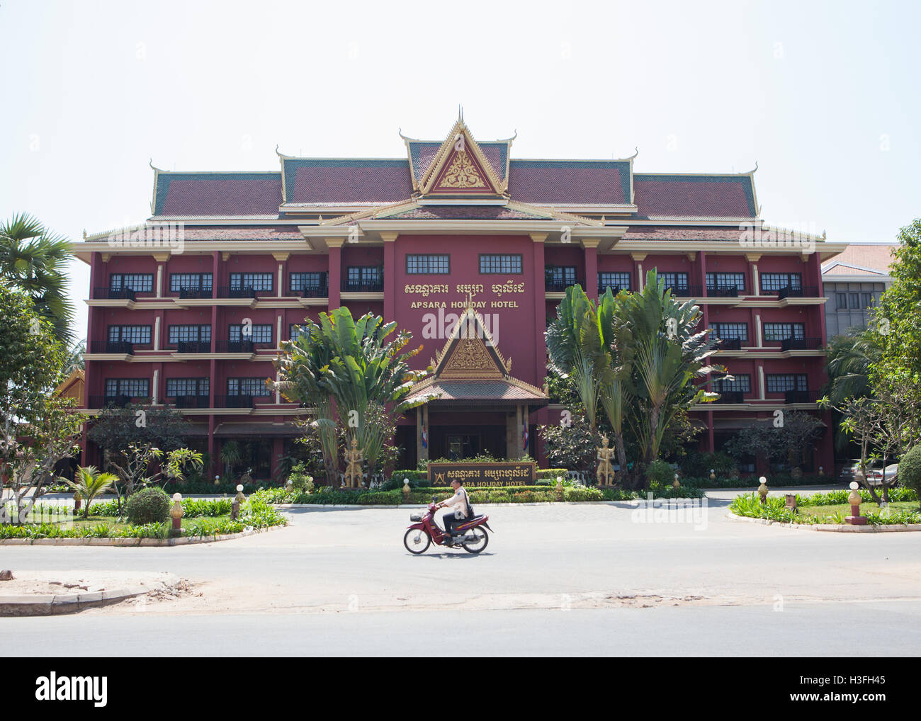 Apsara Holiday Hotel in Siem Reap,Cambogia. Foto Stock