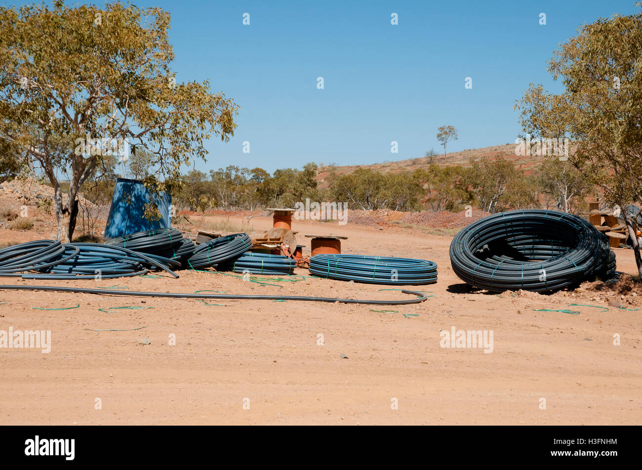 Industriali tubazioni acqua Foto Stock