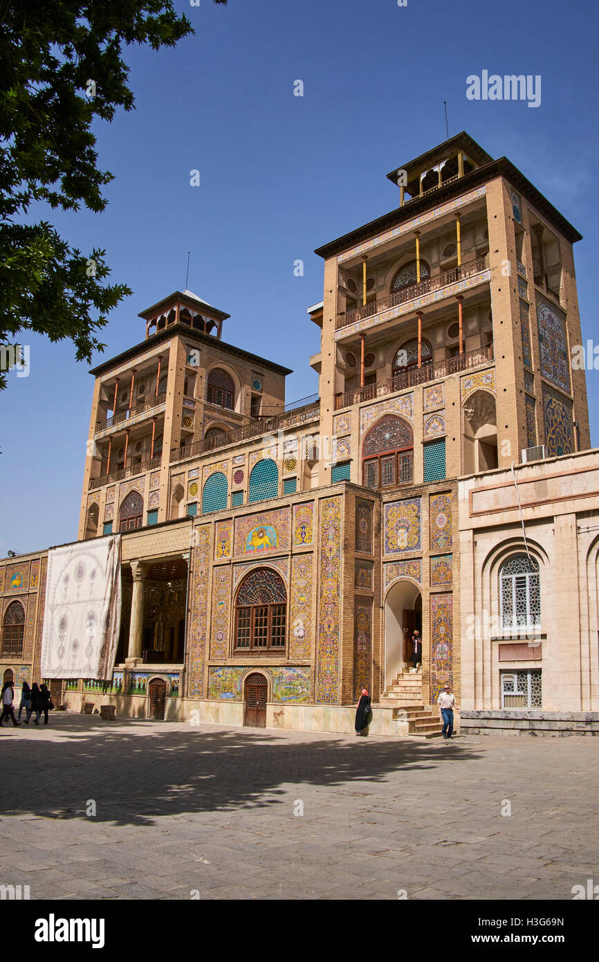 Iran, Teheran Golestan Palace, Patrimonio Mondiale UNESCO Foto Stock