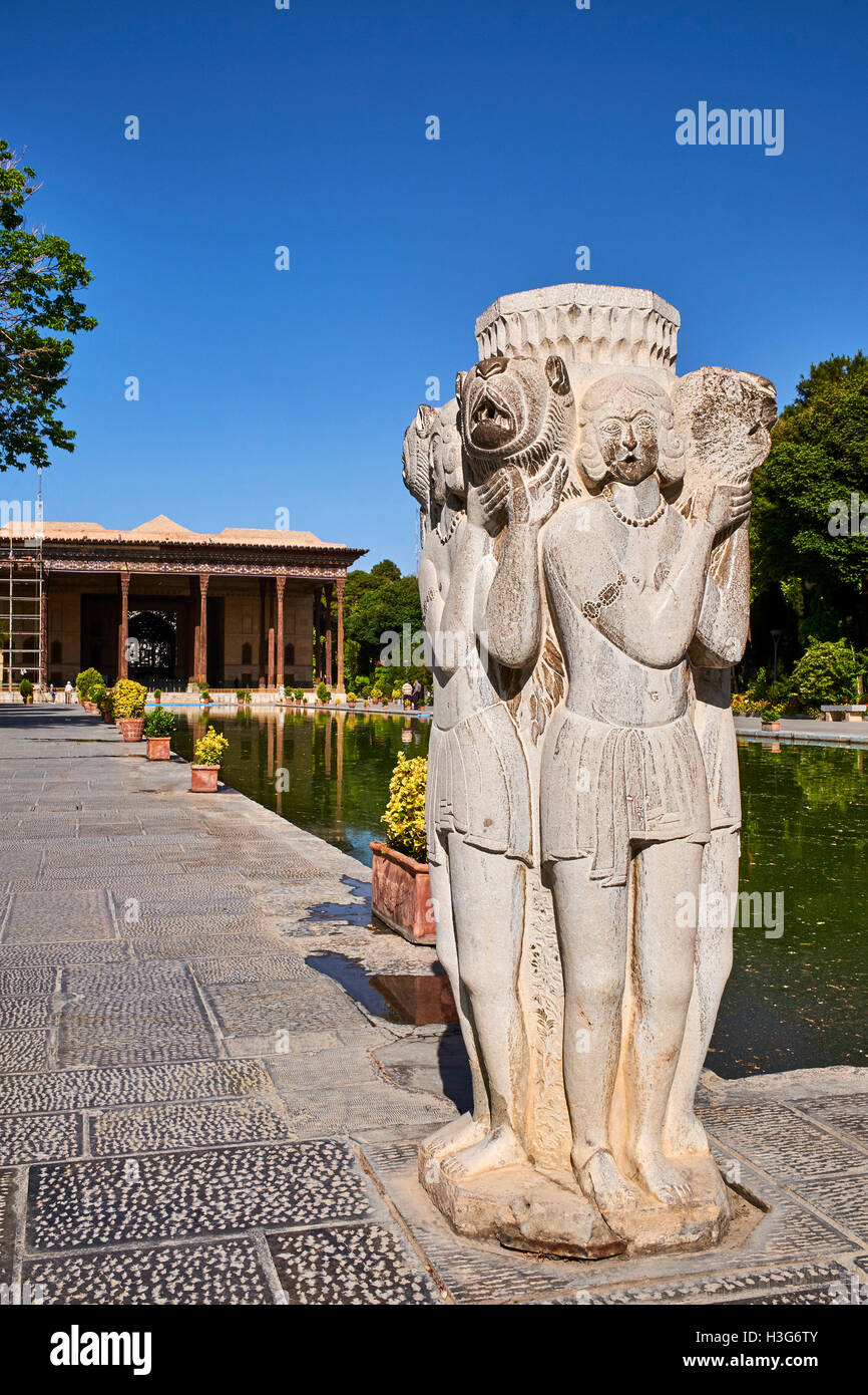 Iran, Isfahan, Chehel Sotun palace Foto Stock