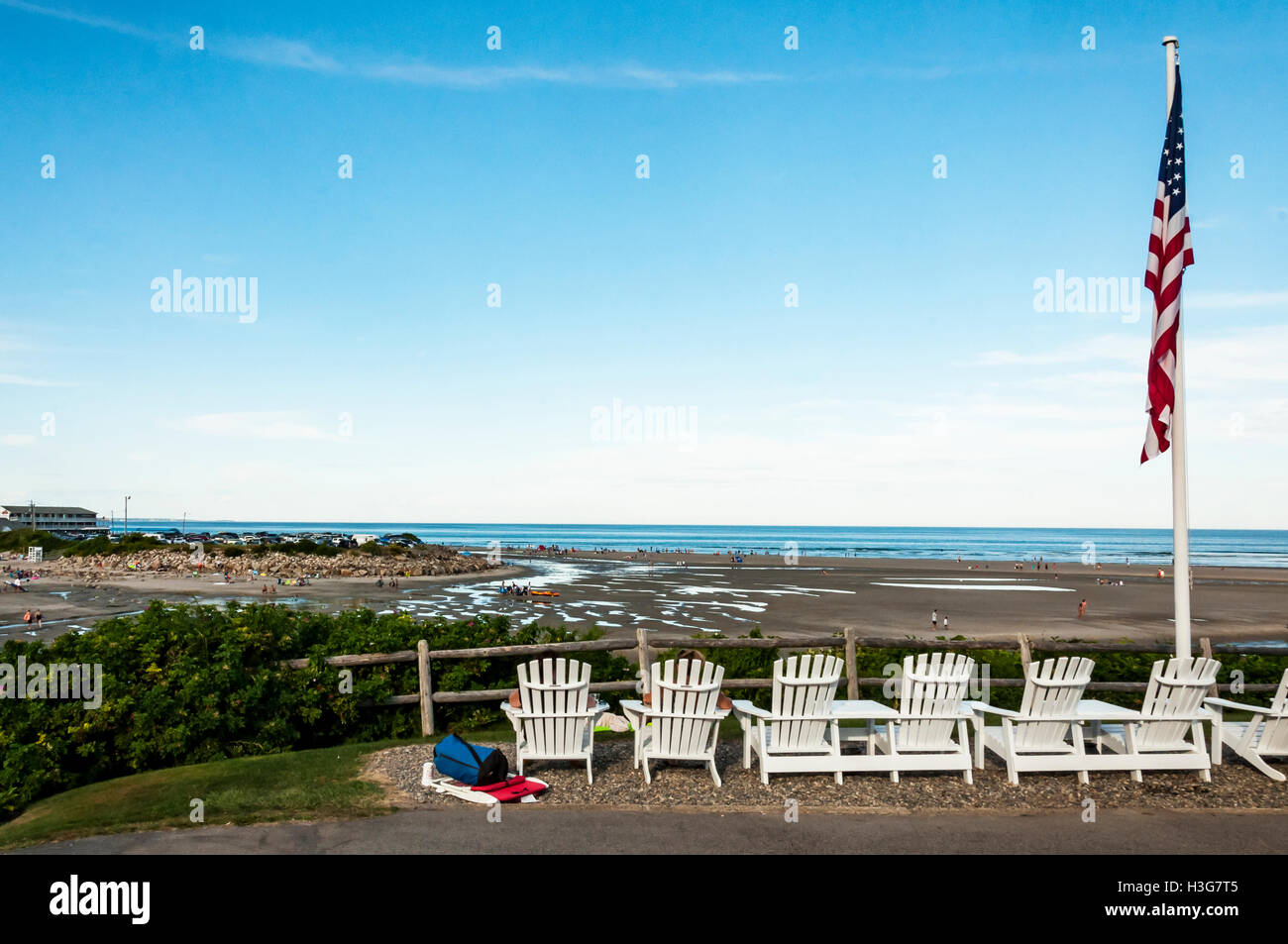 L'Oceano Atlantico settentrionale costa Foto Stock