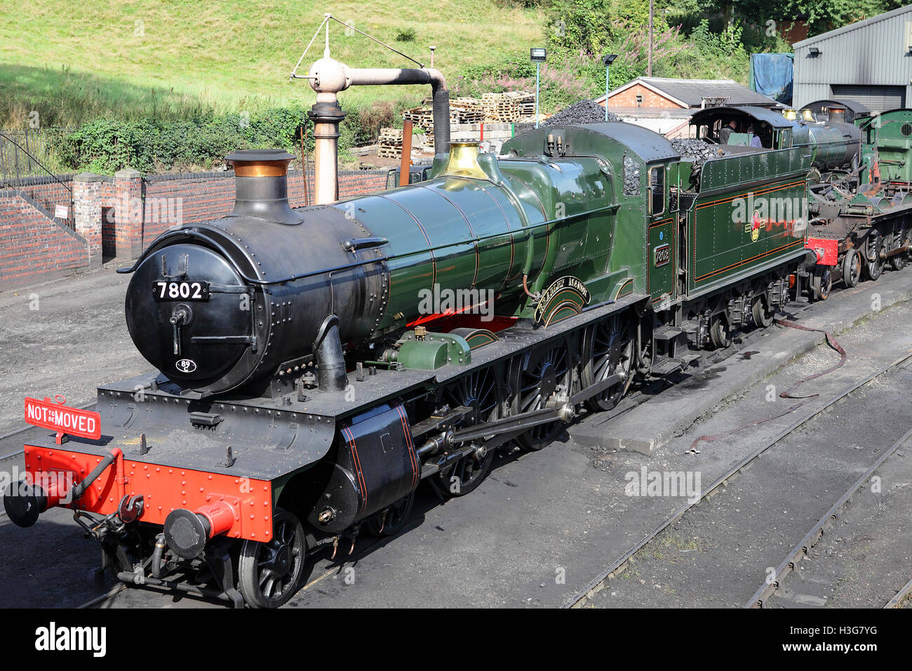 Stazione vittoriana on Severn Valley Railway. Foto Stock