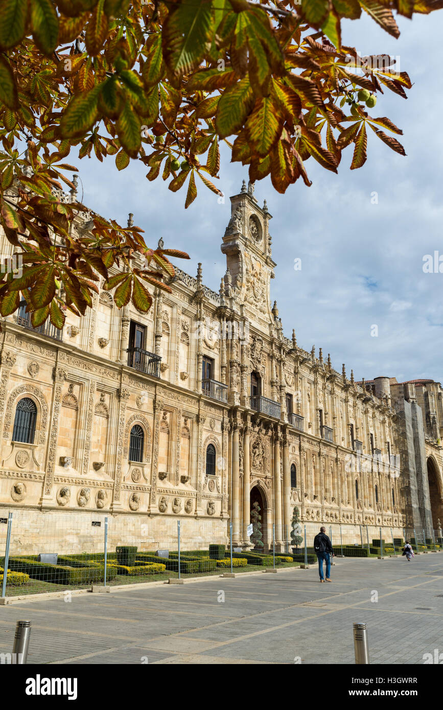 San Marcos Monastero a Leon. Spagna Foto Stock