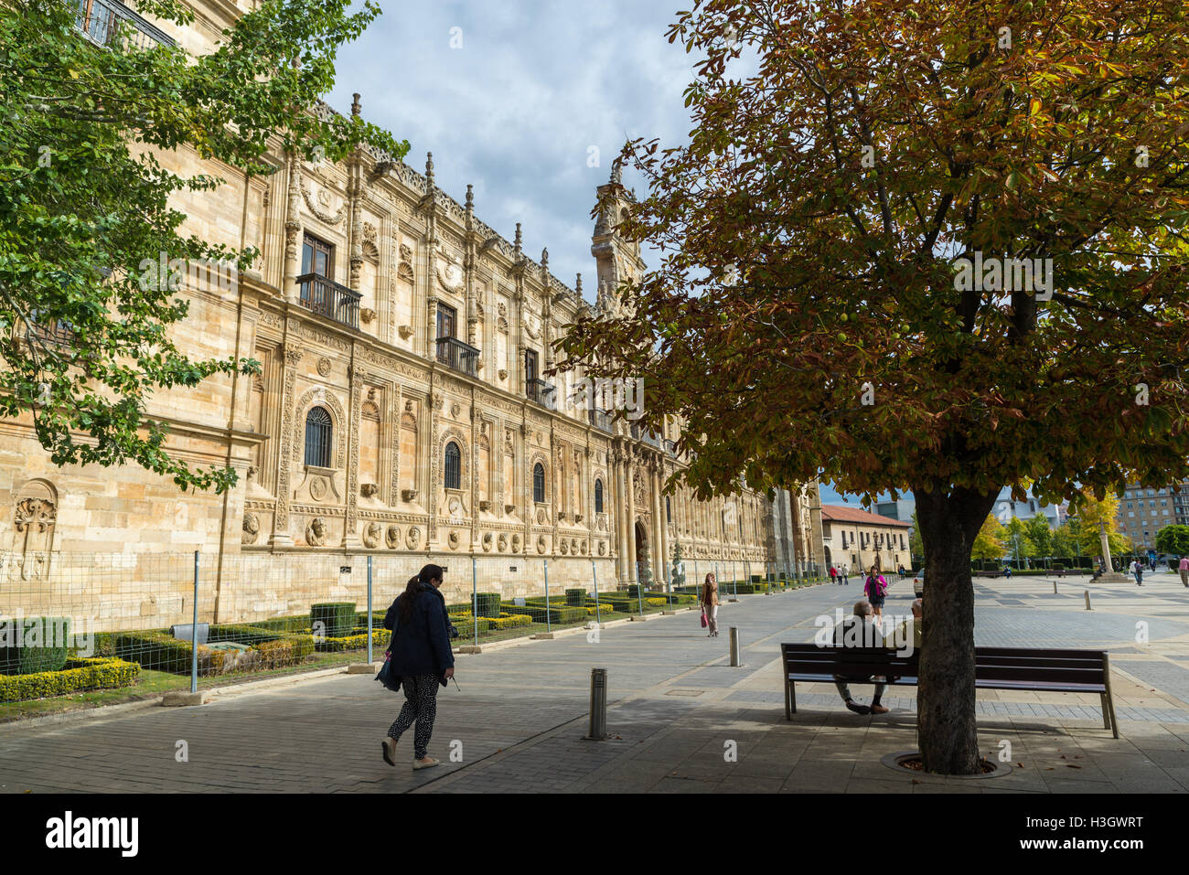 San Marcos Monastero a Leon. Spagna Foto Stock