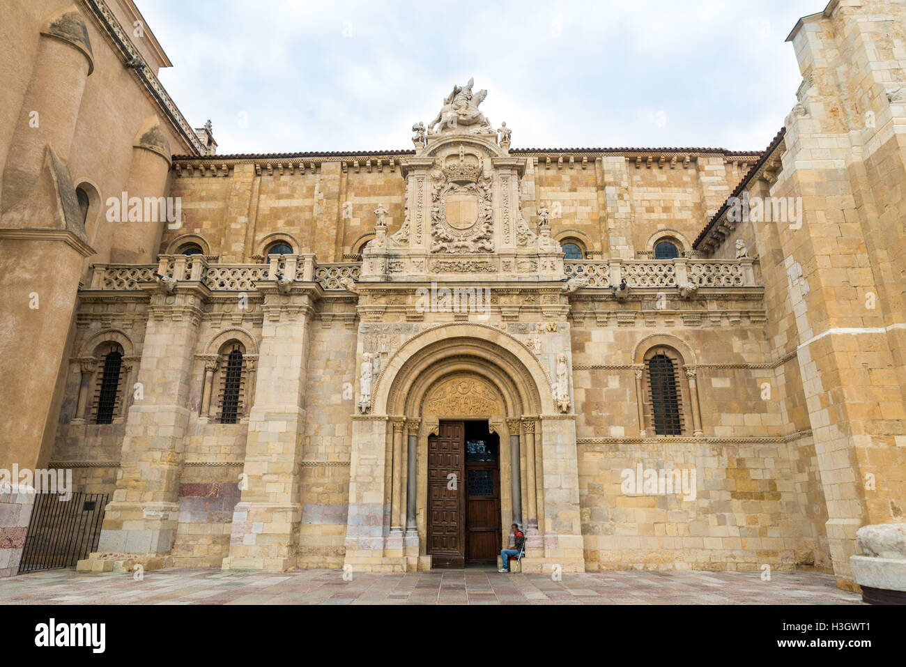 Basilica di San Isidoro a Leon - Spagna Foto Stock