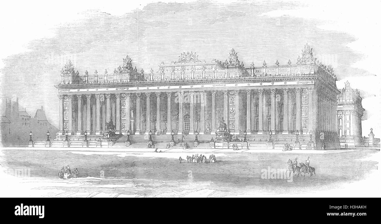 Londra 5 premio guerra design office 1857. Illustrated London News Foto Stock