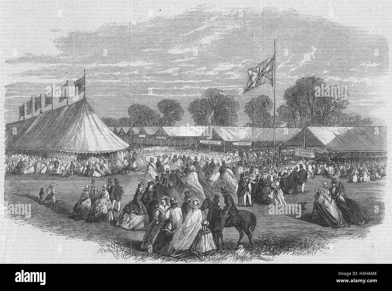 SOMT Inghilterra Occidentale Società Agricola, Clifton 1864. Illustrated London News Foto Stock