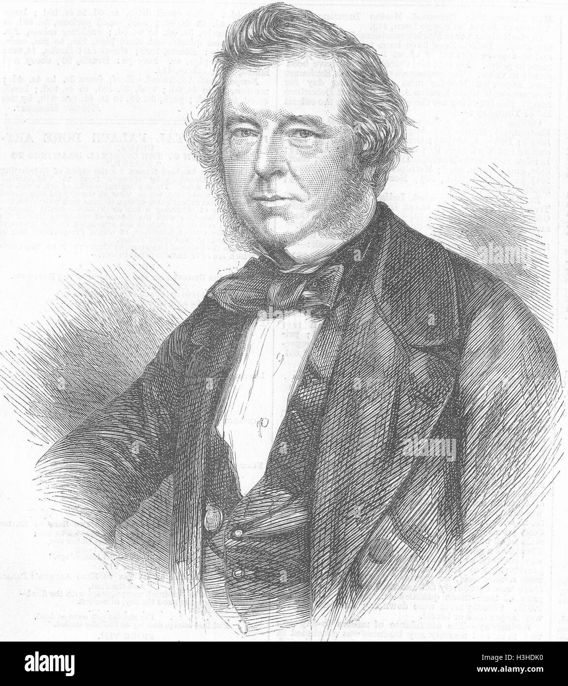 Ritratti alla fine del signor Samuel amante 1868. Illustrated London News Foto Stock
