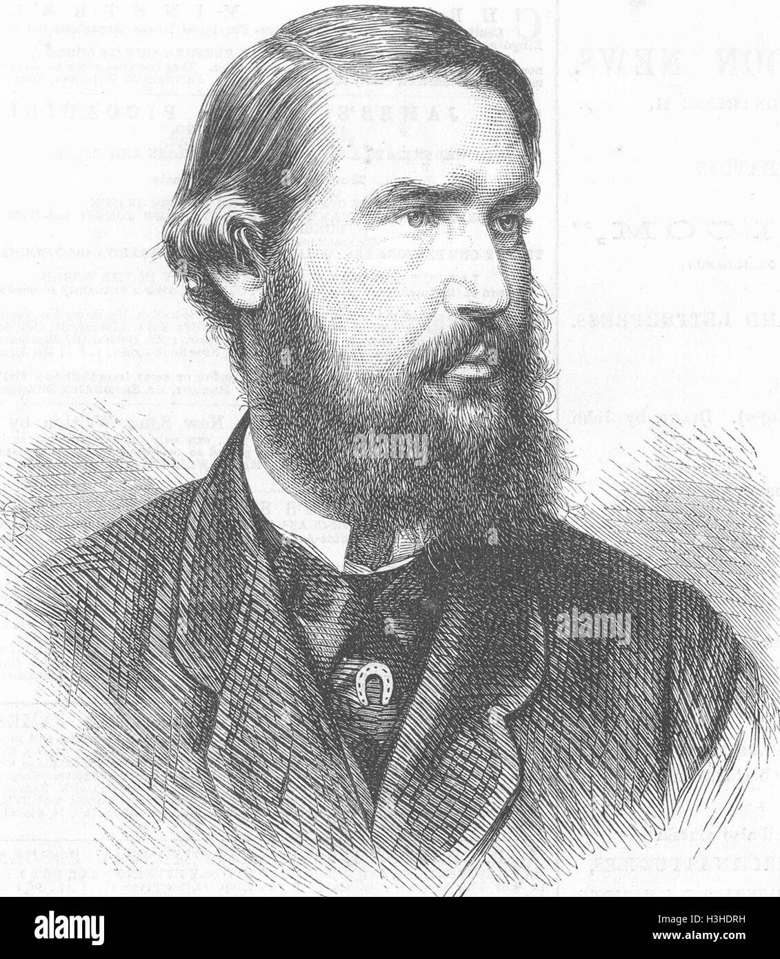 Paesaggi Earl Brownlow 1867. Illustrated London News Foto Stock