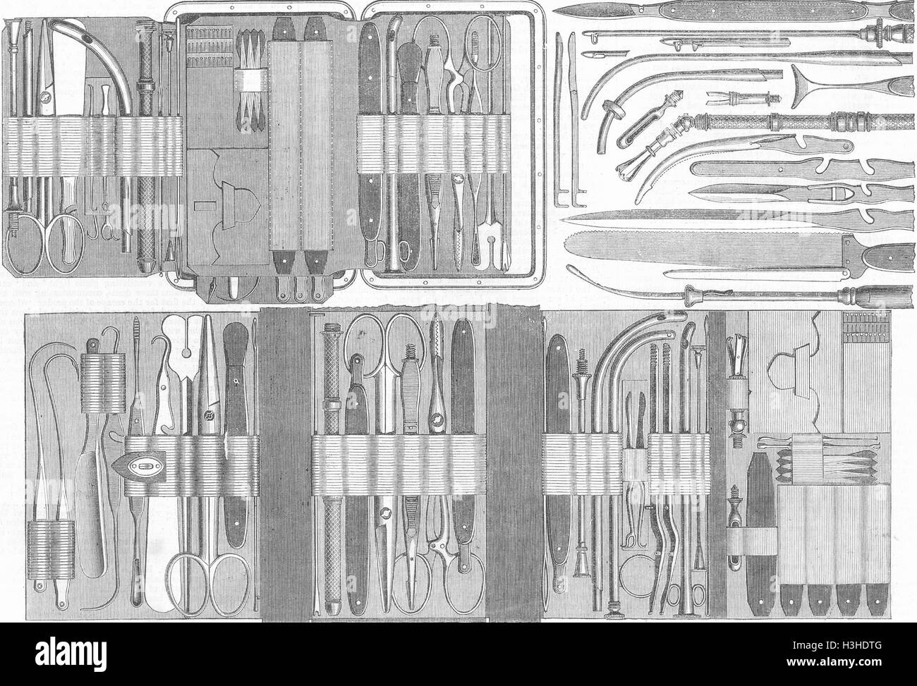 La fabbricazione di Charrieres lame articolate 1867. Illustrated London News Foto Stock