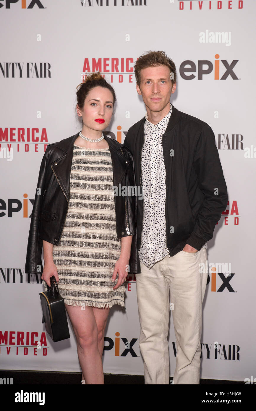 Zoe Lister Jones, Daryl Wein arriva in America divisa Premiere al museo del martello (Billy Wilder Teatro) sponsorizzato da EPIX il 20 settembre 2016 a Westwood, California. Foto Stock