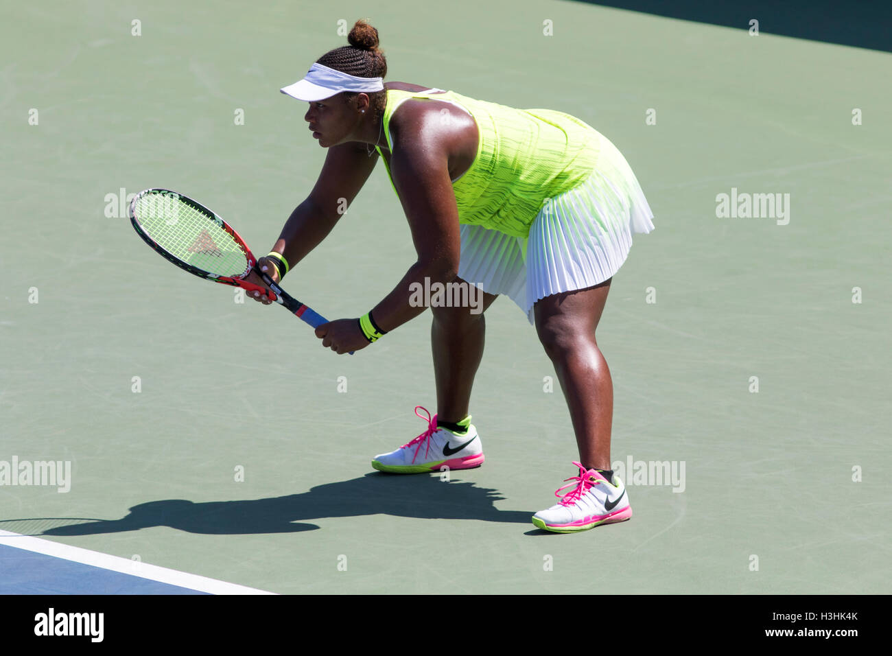 Taylor Townsend (USA) competere nel 2016 US Open Foto Stock