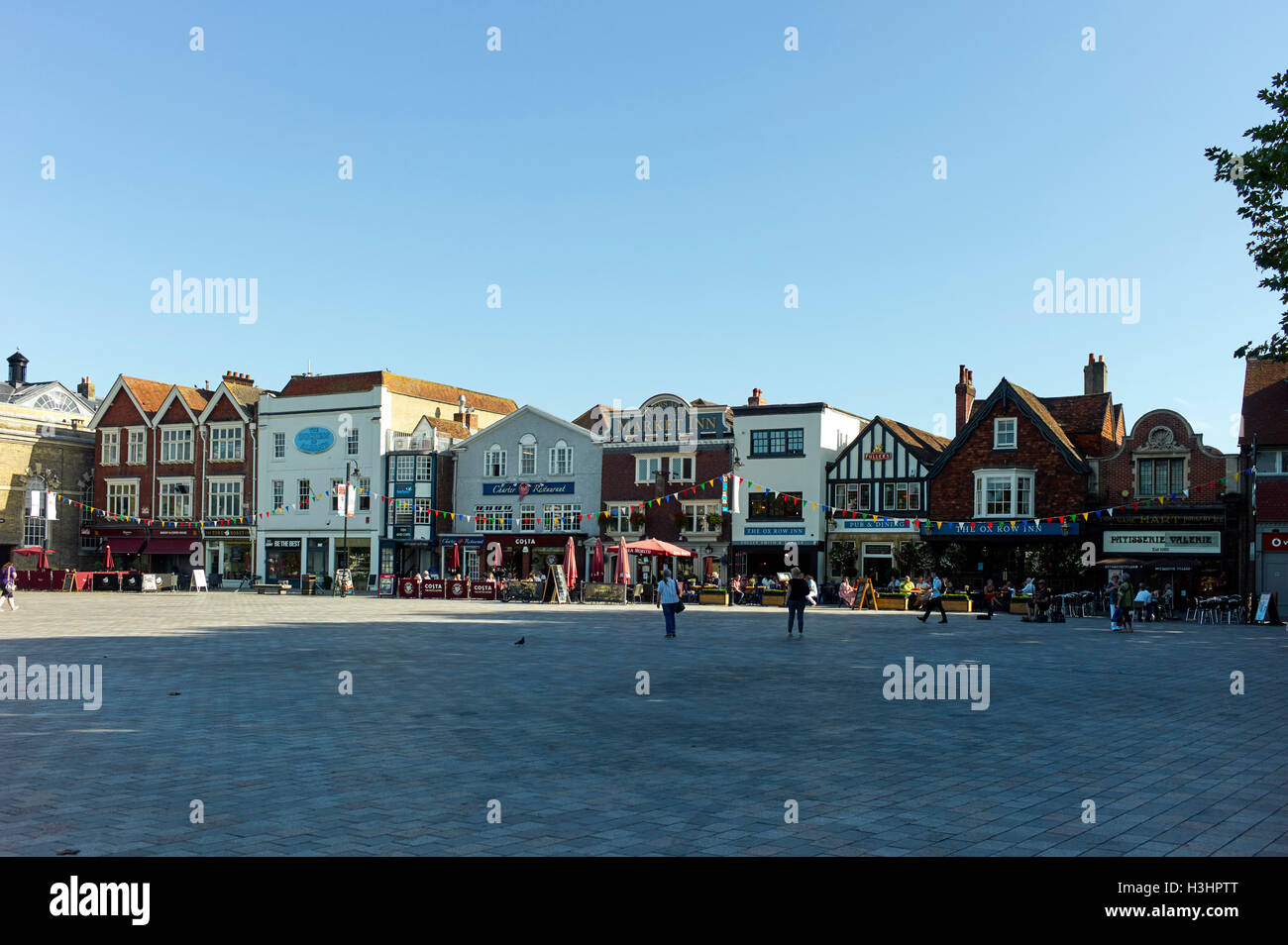 Square in Salisbury Foto Stock