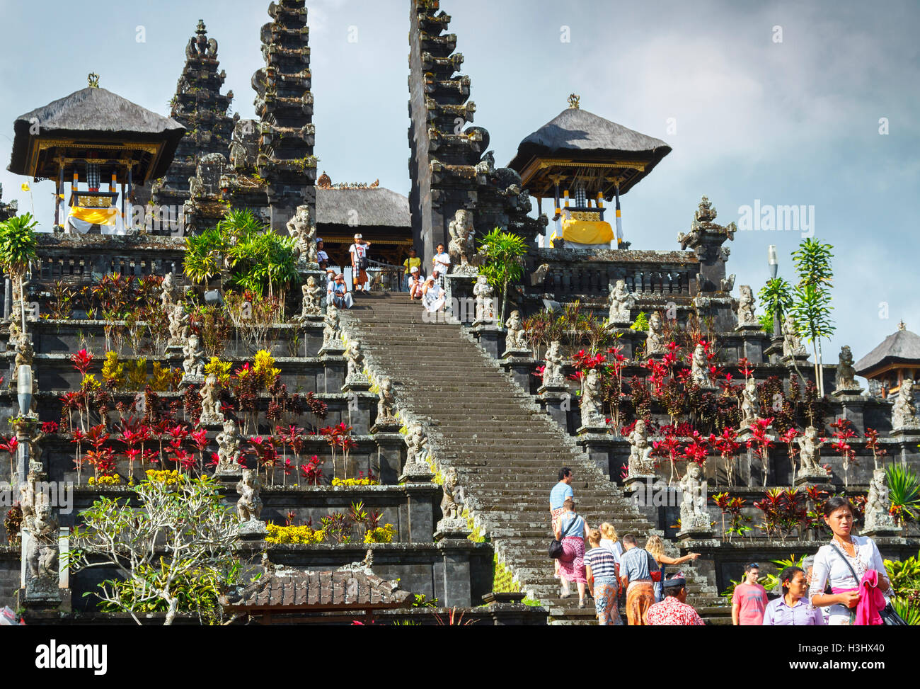 Tempio Besakih. Bali. Indonesia asia. Foto Stock