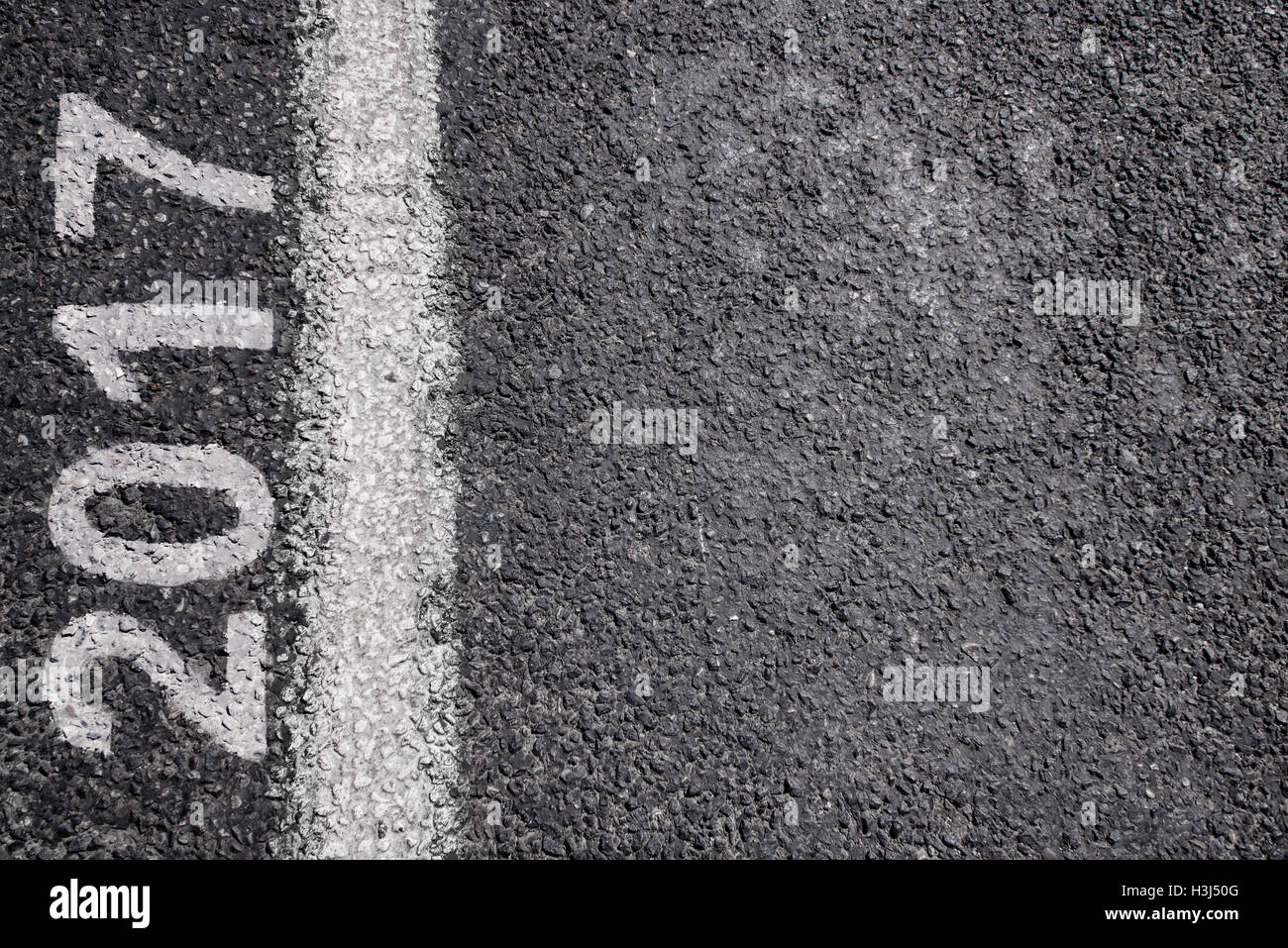 2017 il testo su strada asfaltata, anno nuovo concetto Foto Stock