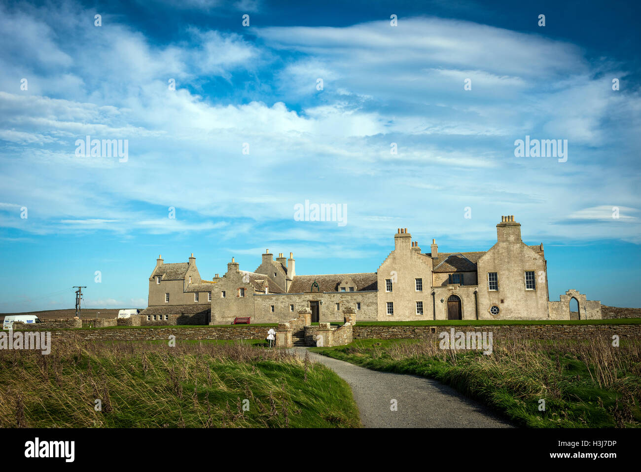 Casa di Skaill sulla terraferma Orkney, Scotland, Regno Unito Foto Stock
