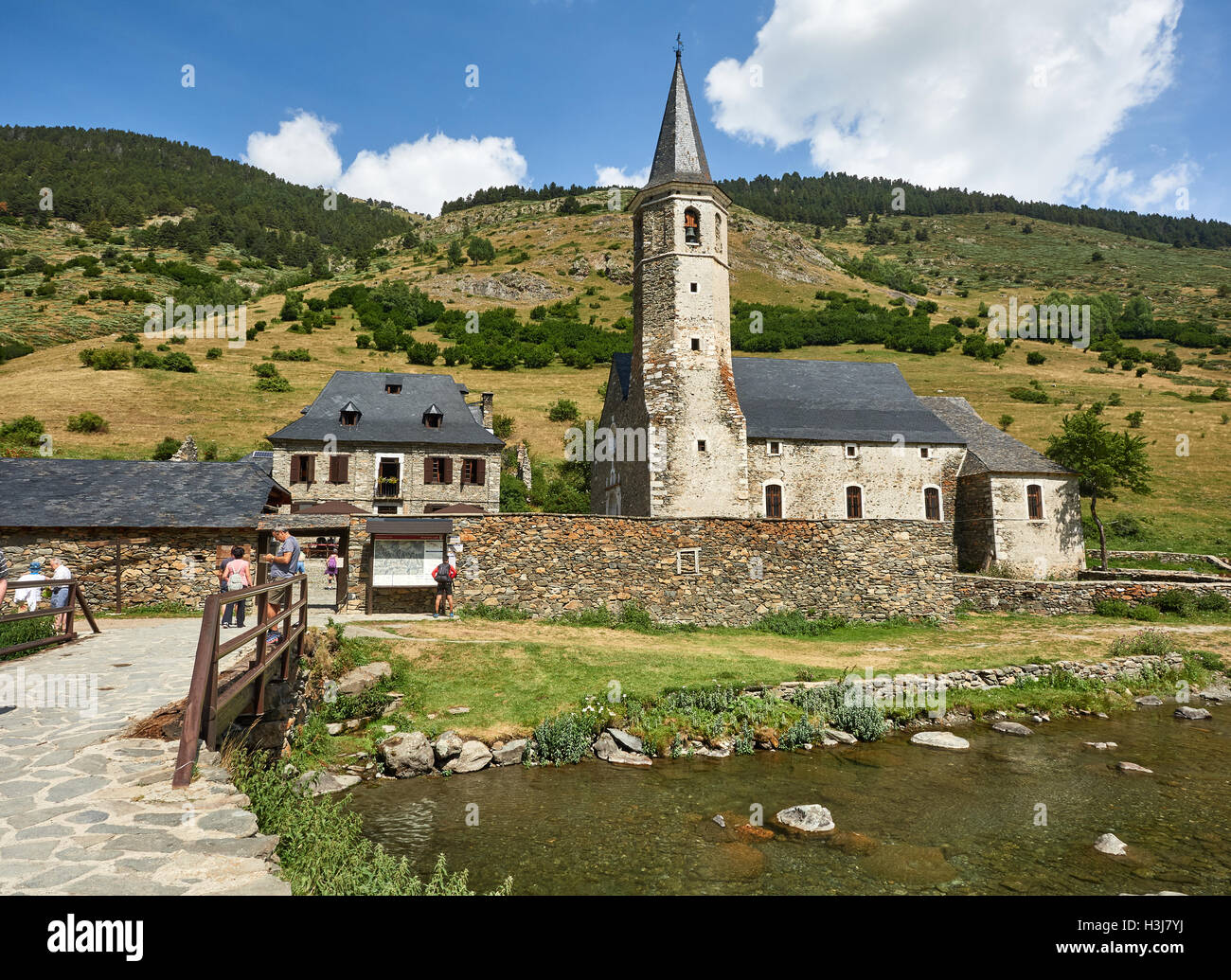 Chiesa romanica di Montgarri Foto Stock