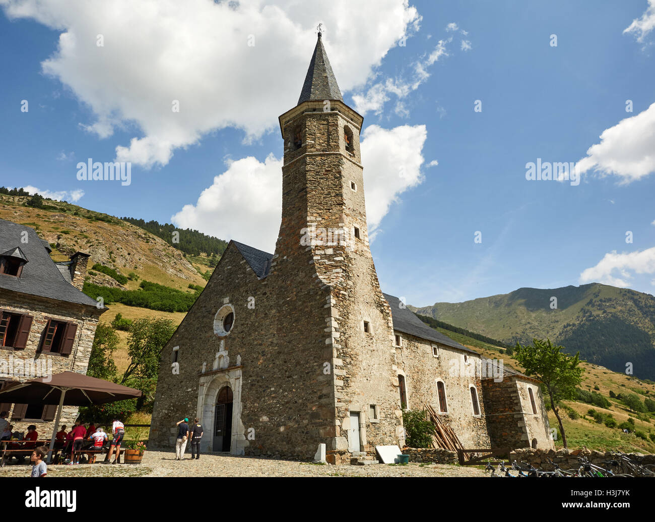 Chiesa romanica di Montgarri Foto Stock