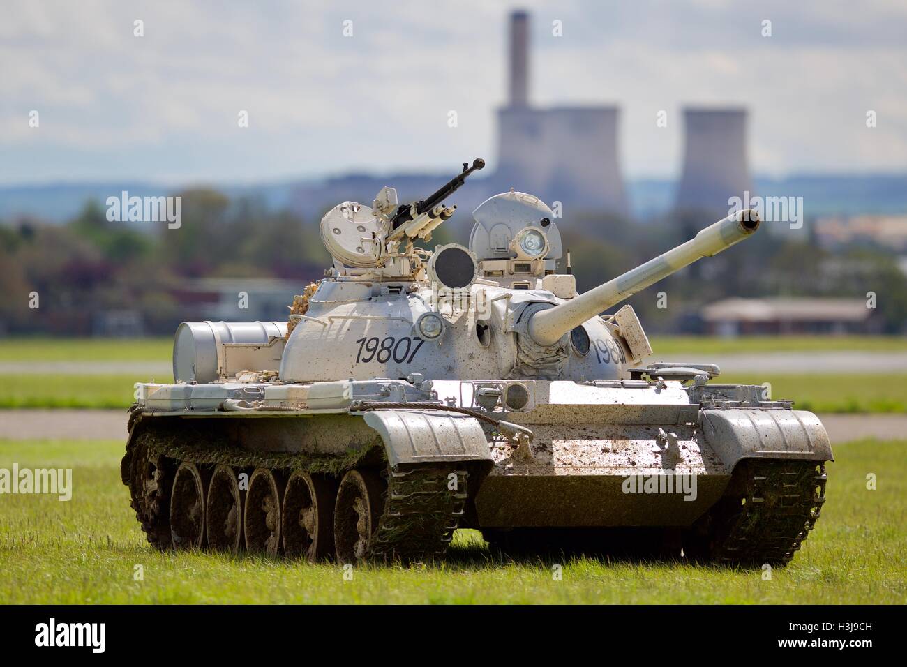 Un sovietico T-55 serbatoio Foto Stock