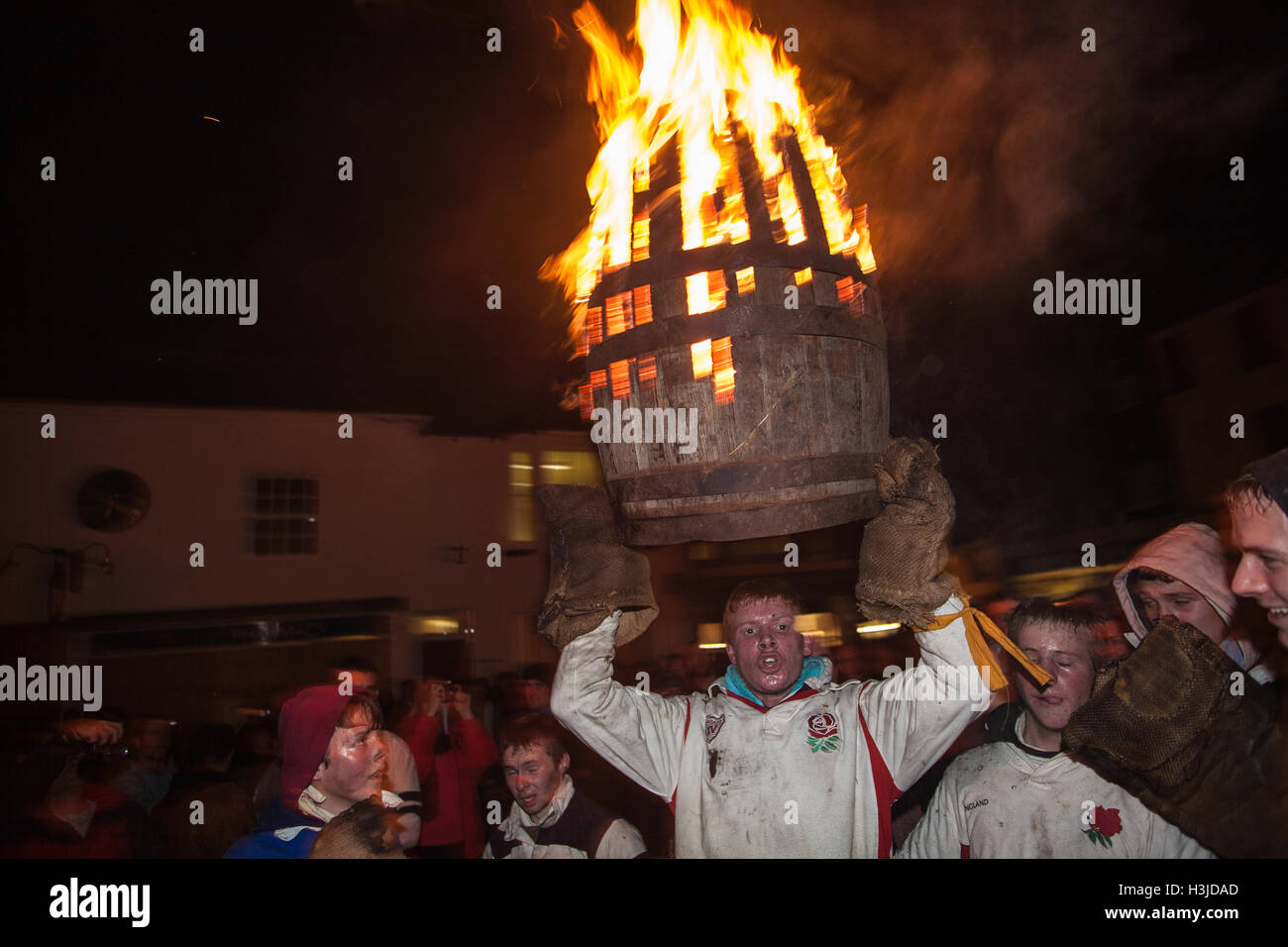 A Ottery St Mary tar canna rolling evento,Devon, Inghilterra,UK, Europa. Foto Stock