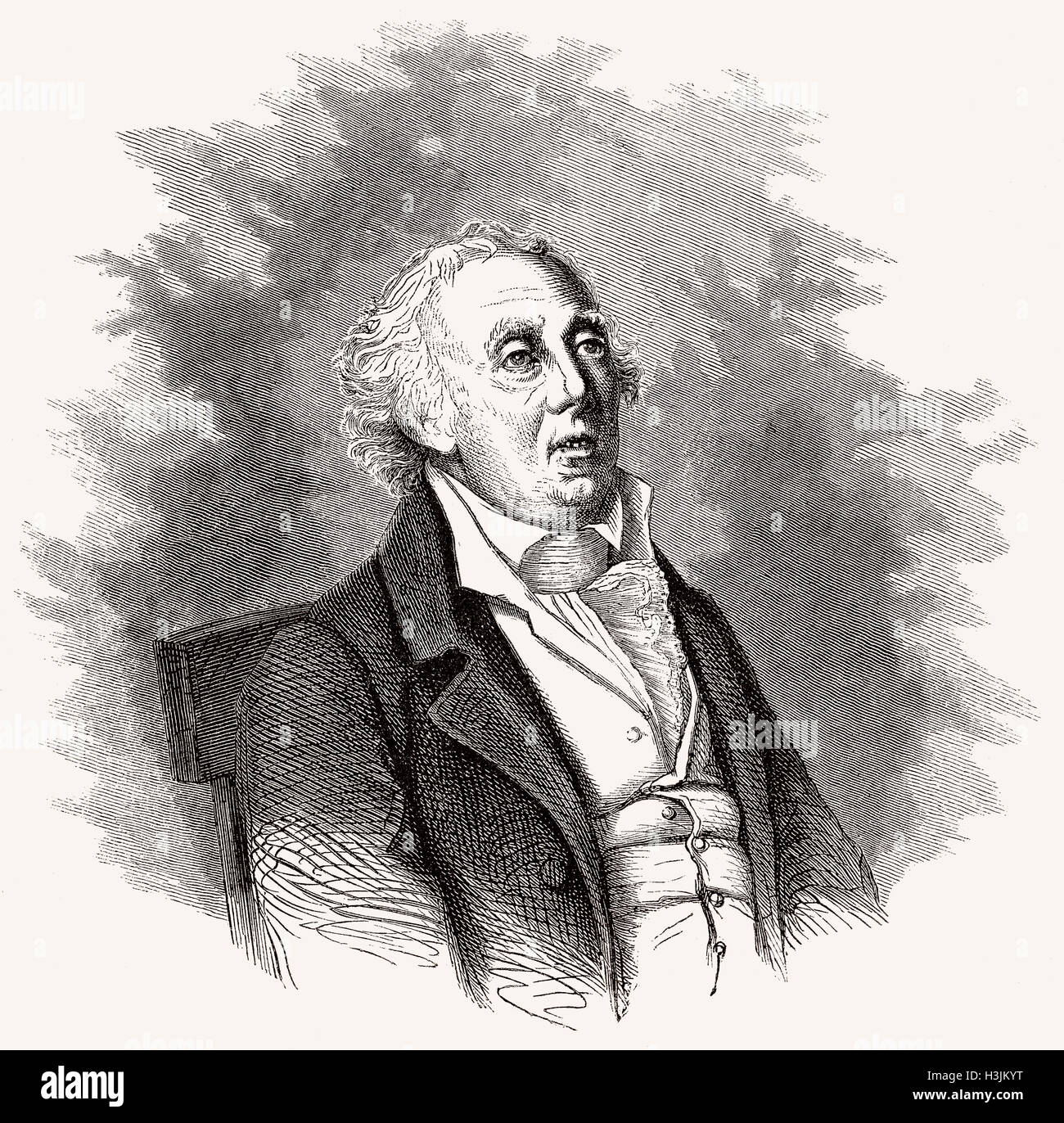 François Huber, 1750- 1831, un naturalista svizzero Foto Stock