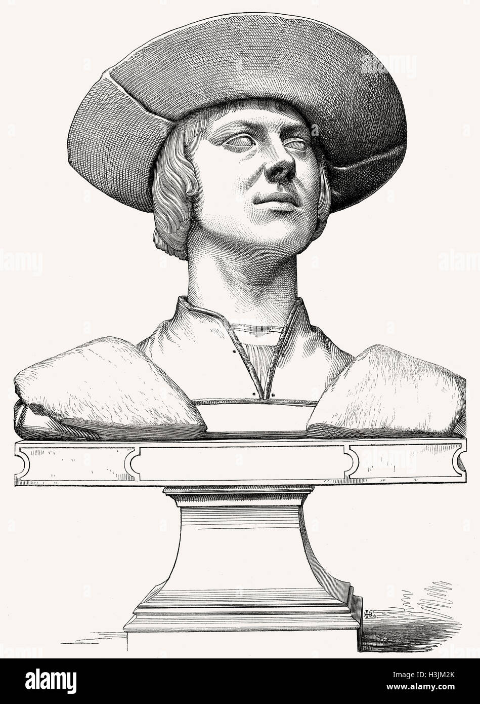Philip I, 1478-1506; noto come Filippo il Bello o la fiera; Re di Castiglia Foto Stock