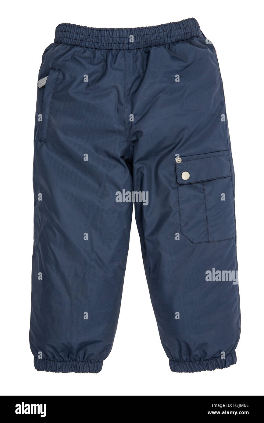 Pantalone caldo isolati su sfondo bianco Foto Stock