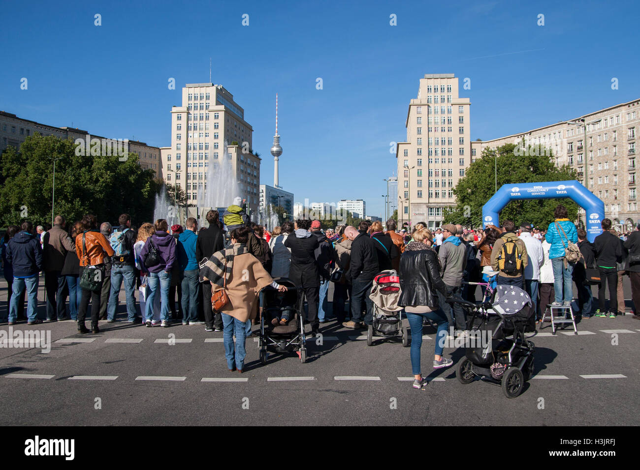 Maratona. Berlino, Germania. Foto Stock