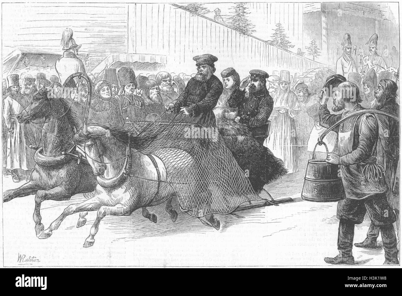 VIRGINIA Duca di Edimburgo, San Pietroburgo 1874. Il grafico Foto Stock