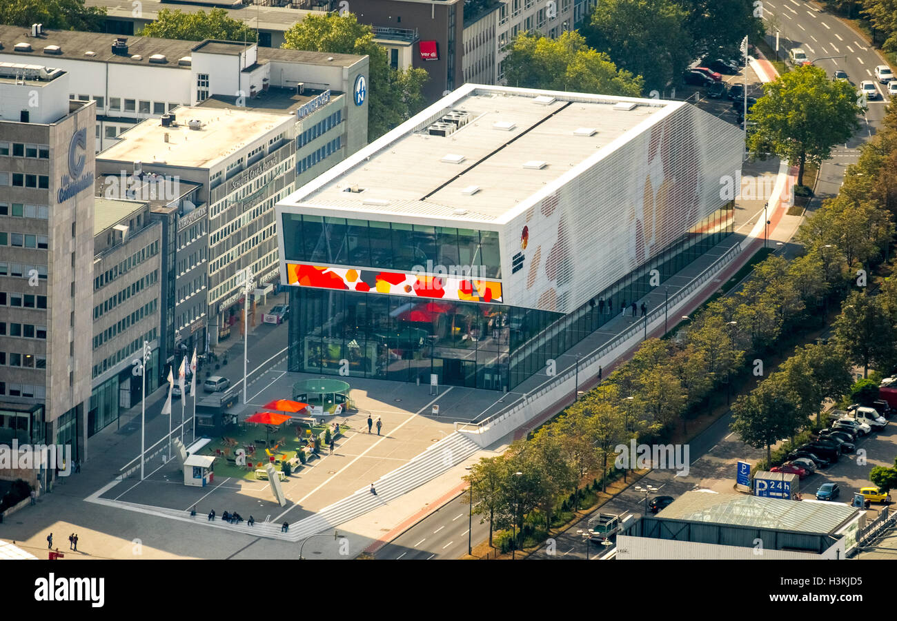 Fotografia aerea, Tedesco museo del calcio di Dortmund, Tedesco Football Association, tedesco di calcio alliance, Dortmund, la zona della Ruhr, Foto Stock