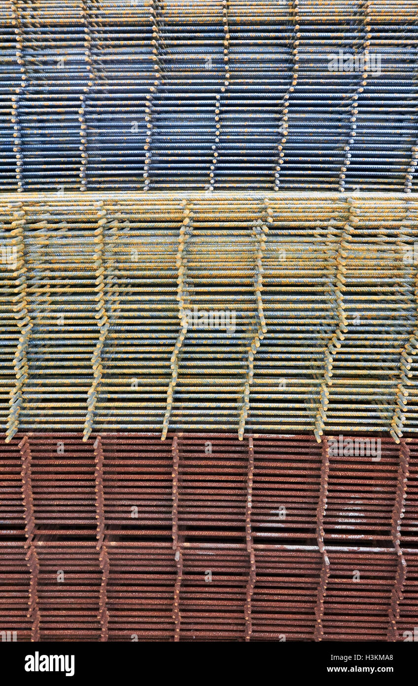 Rusty materiale di costruzione Foto Stock