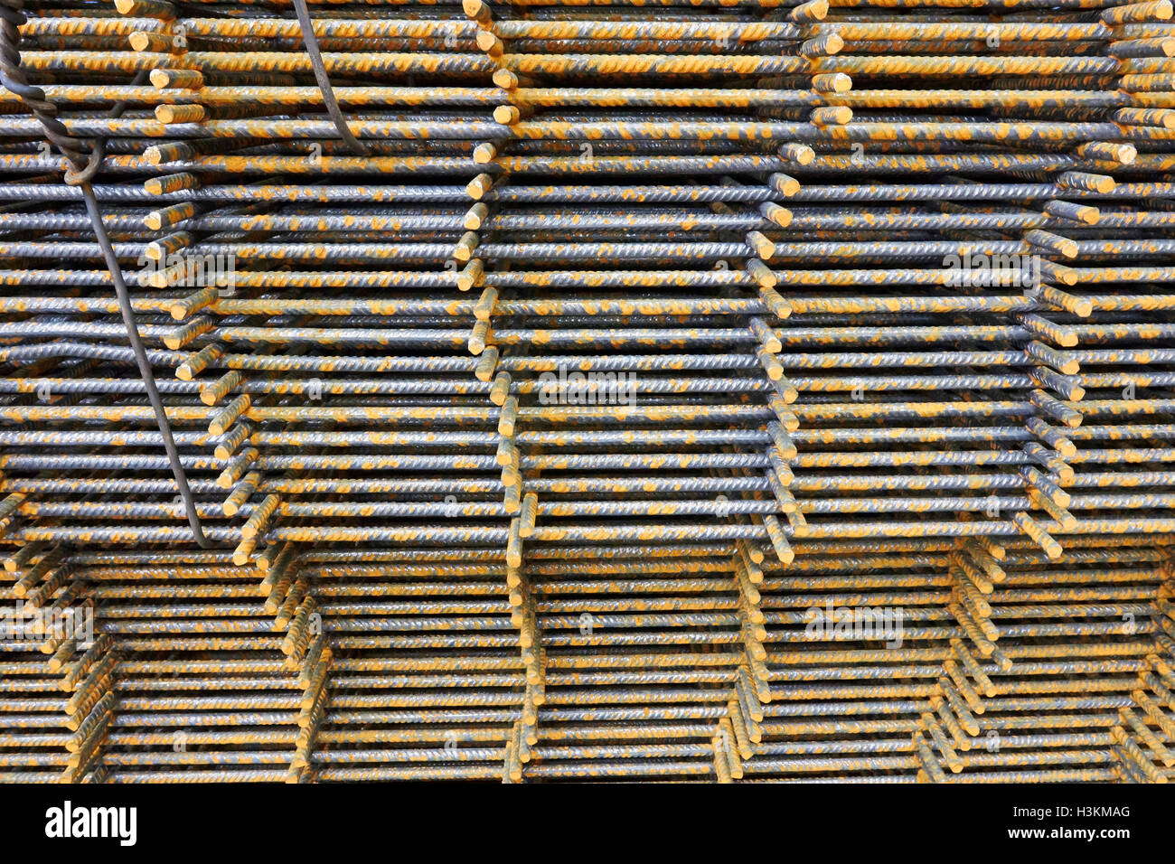 Rusty materiale di costruzione Foto Stock