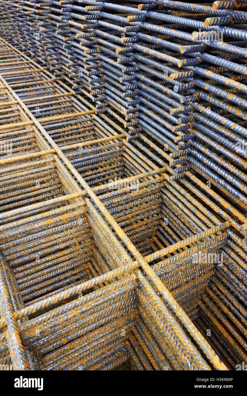 Rusty materiale di costruzione Foto Stock