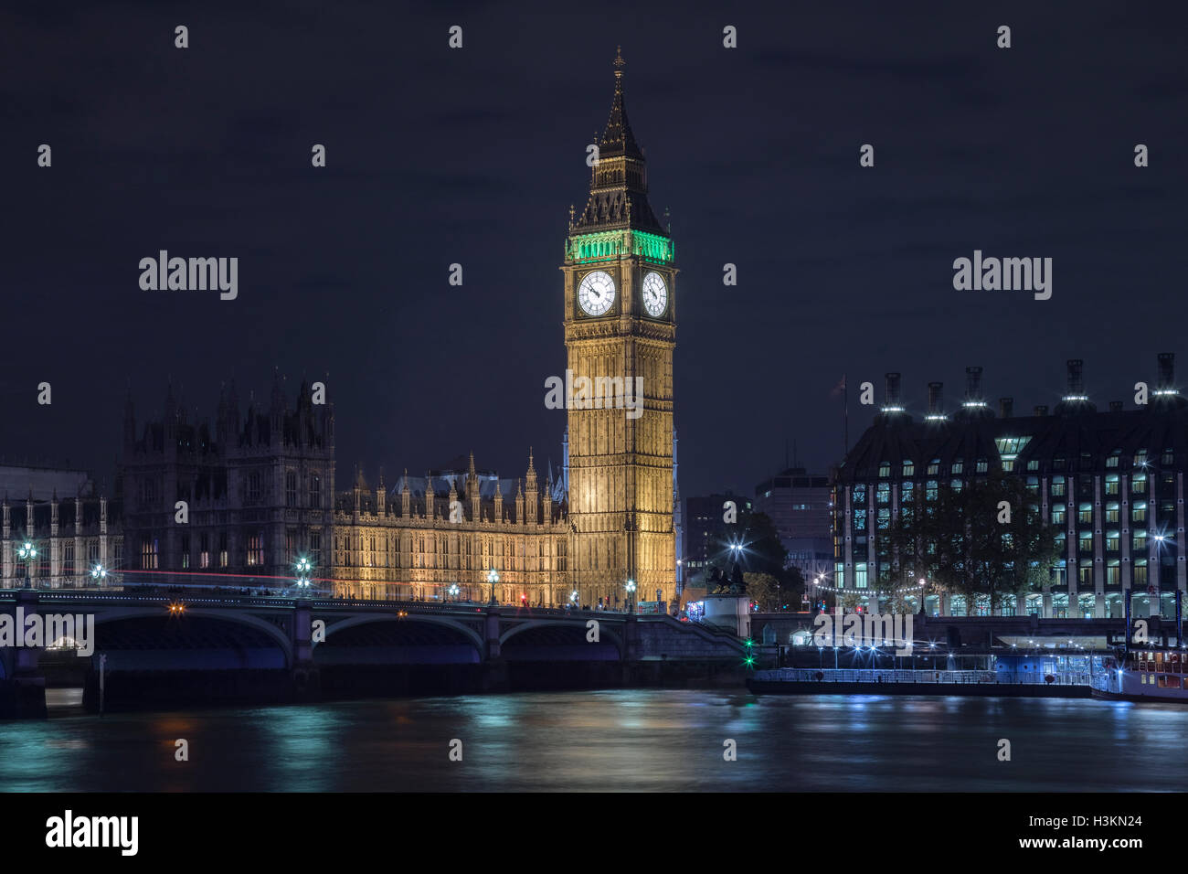 Westminster, Big Ben, London, England, Regno Unito Foto Stock