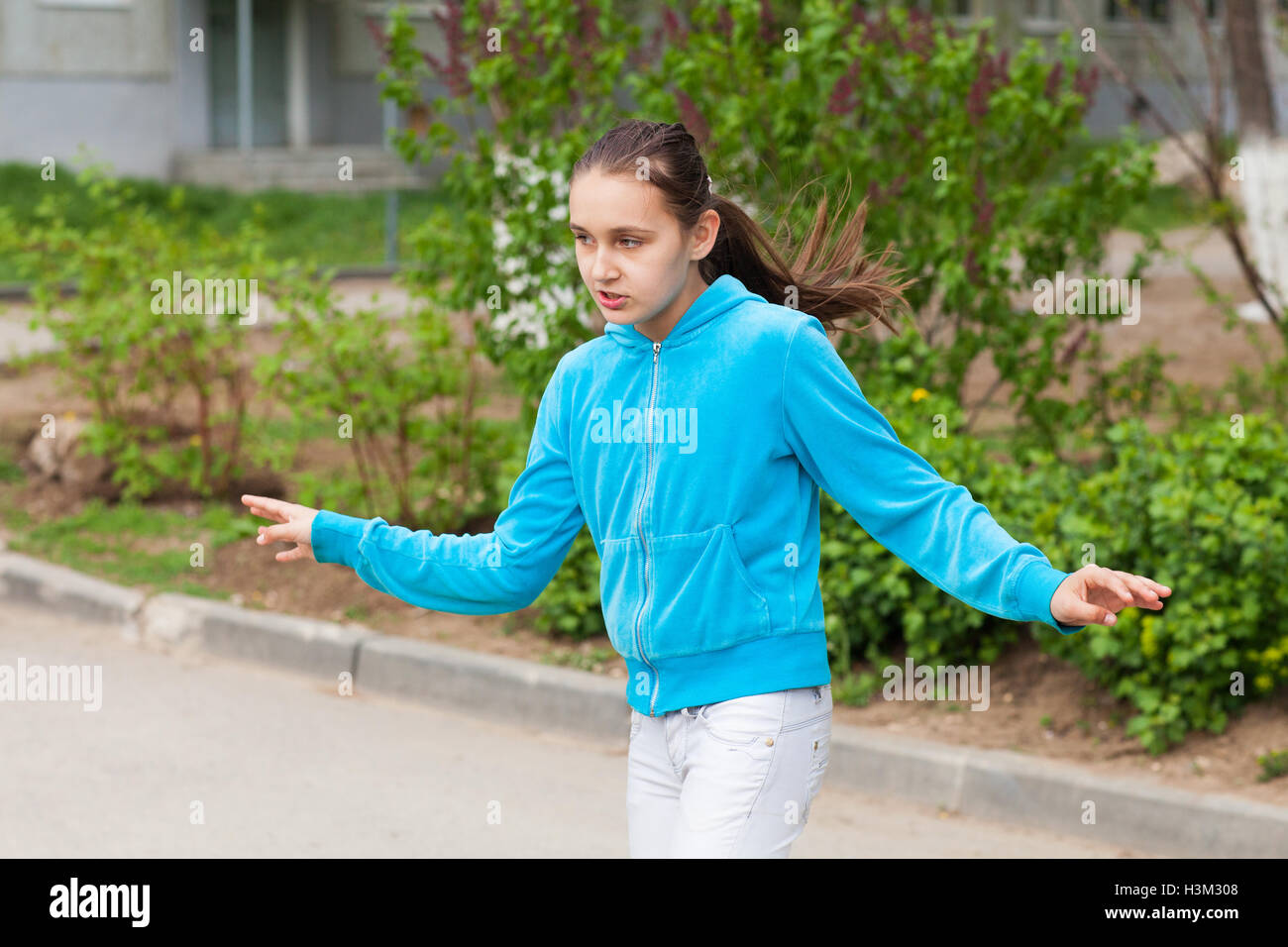 Street Dancing in the city Foto Stock