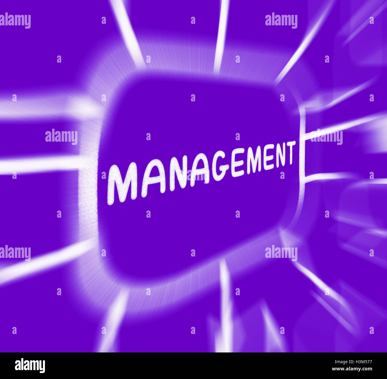 Lo schema di gestione visualizza competente amministrazione e del Consiglio di Amministrazione Foto Stock