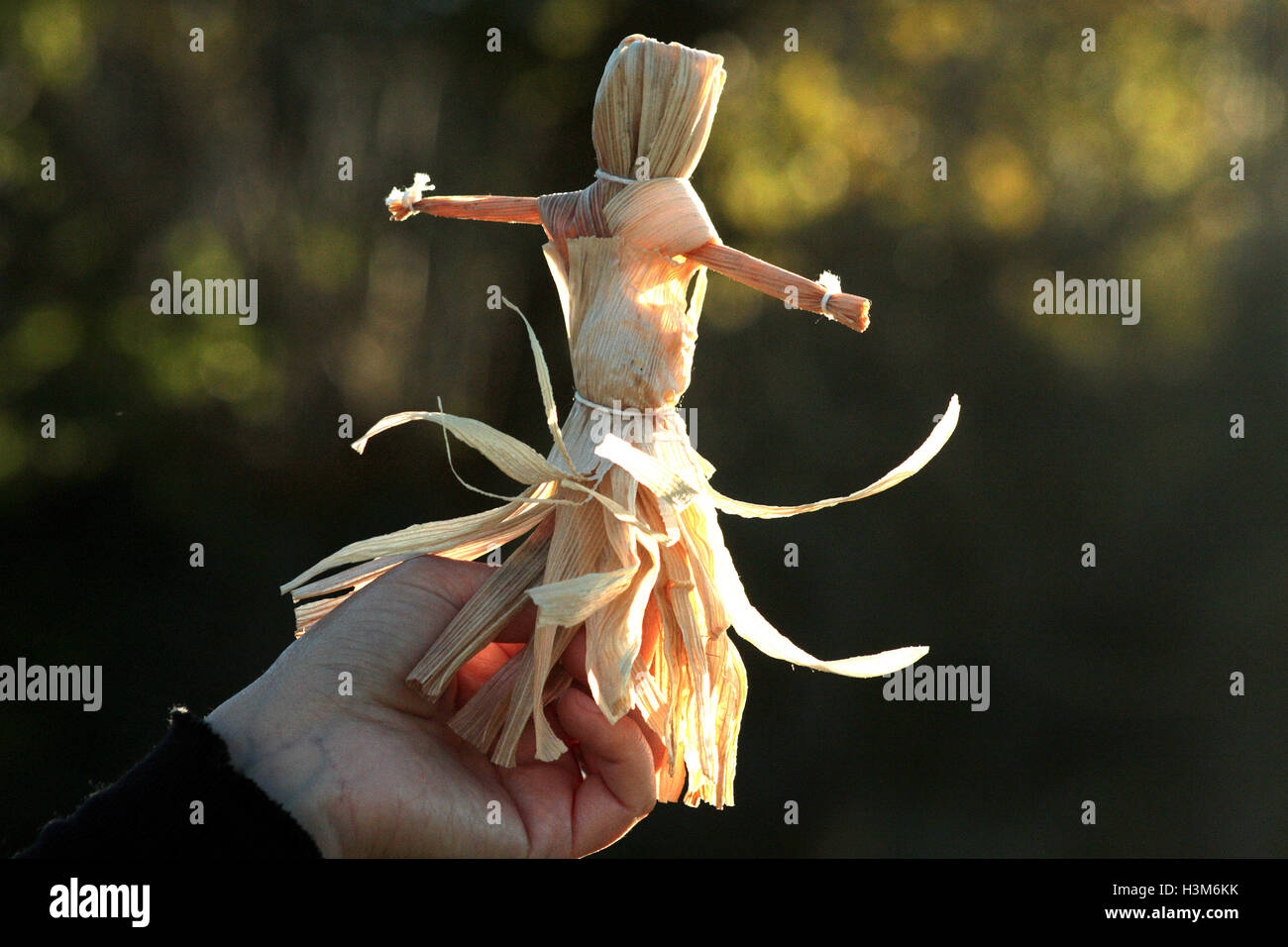 Bambola della buccia di mais Foto Stock