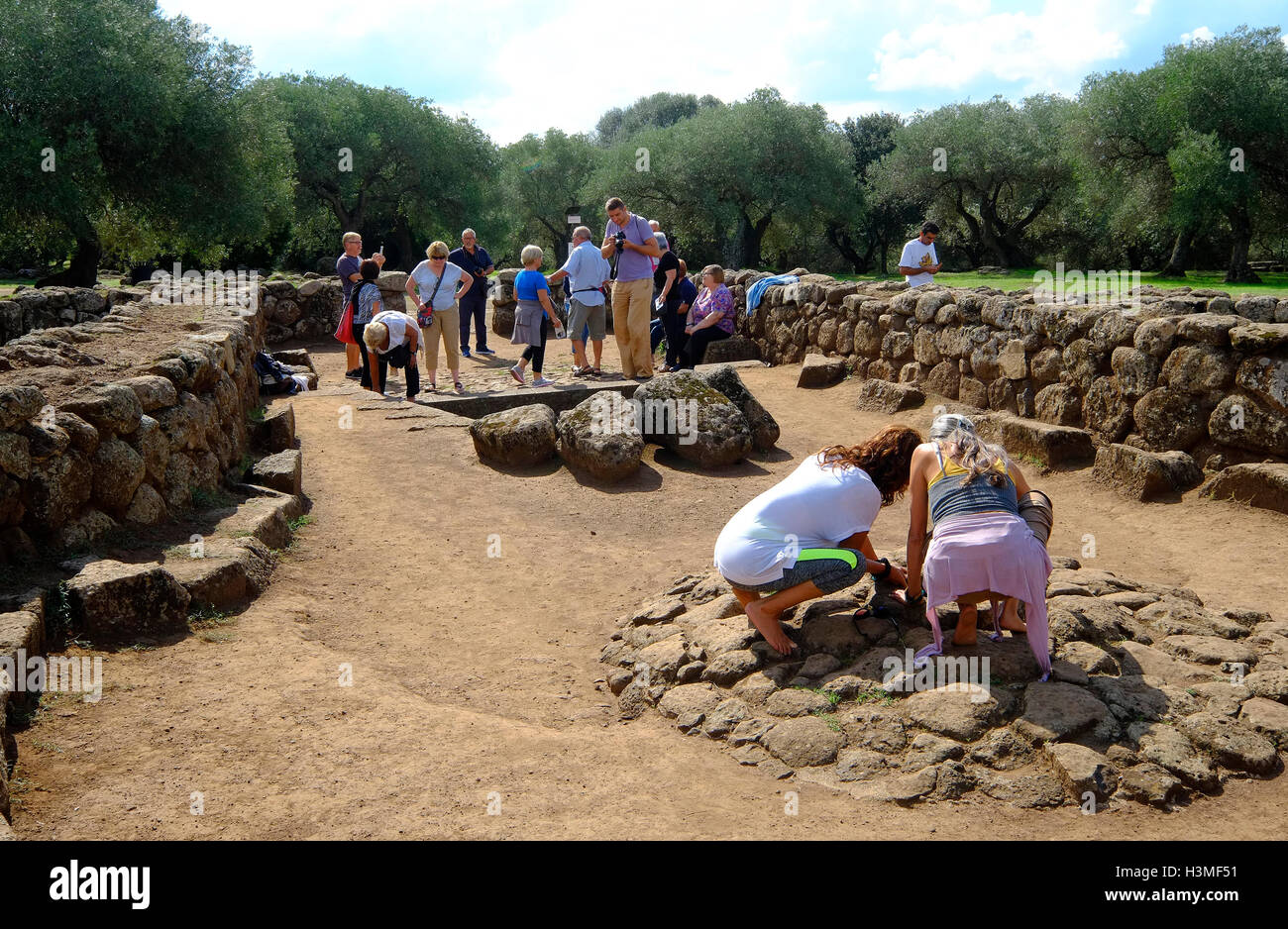 Santa cristina, Sardegna, Italia Foto Stock