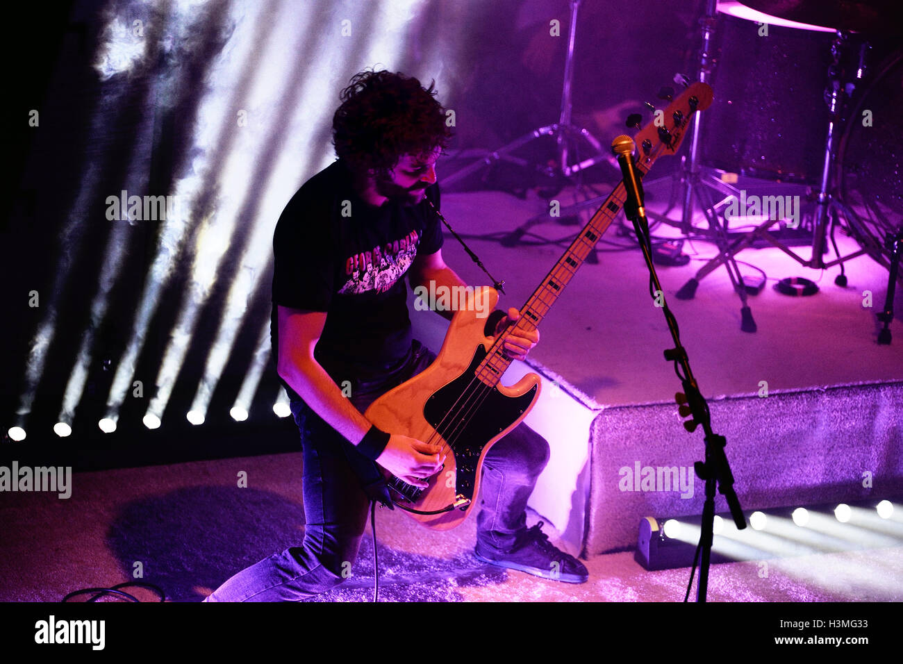 Barcellona - Feb 13: Berri Txarrak (alternativa heavy metal band) live performance a Apolo. Foto Stock