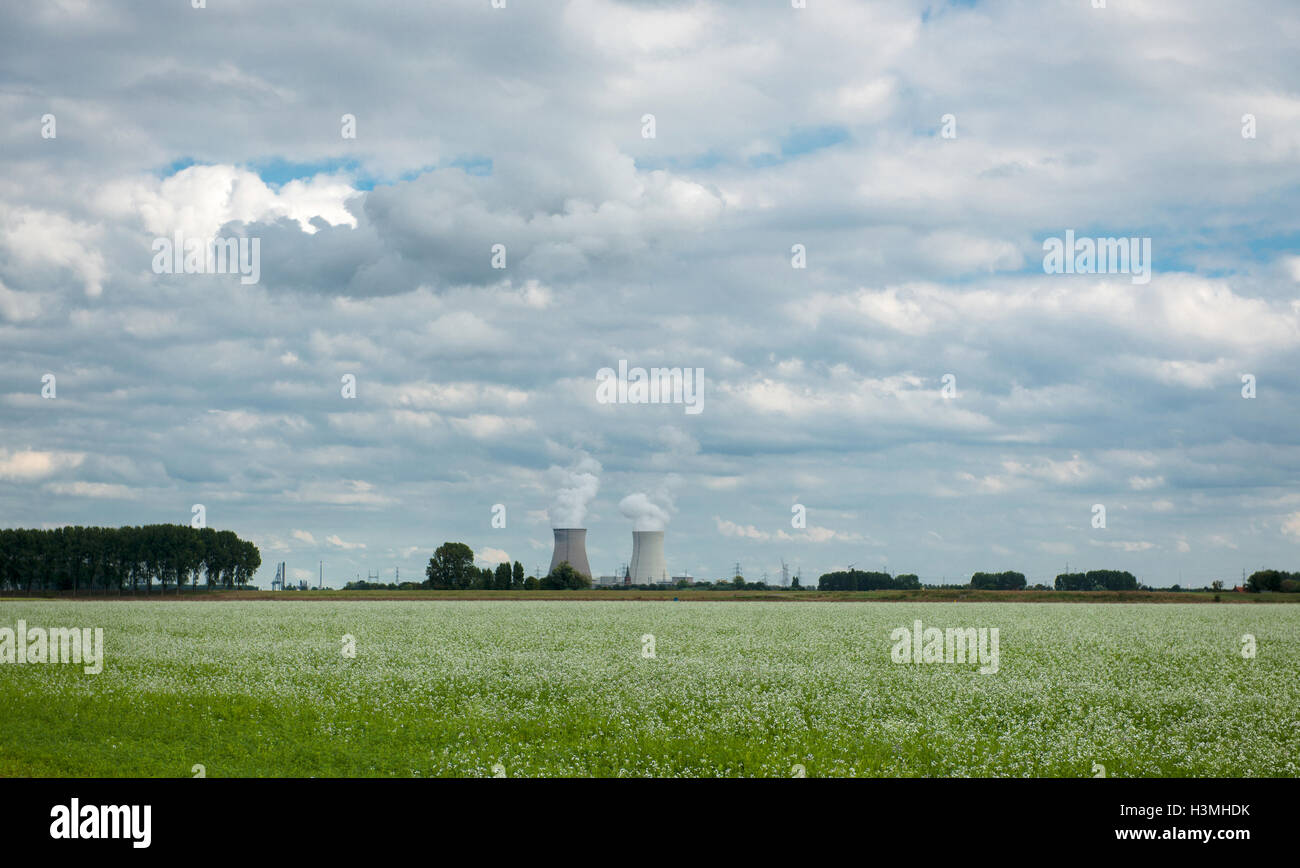 Doel (KCD) è un belga centrale nucleare park Foto Stock