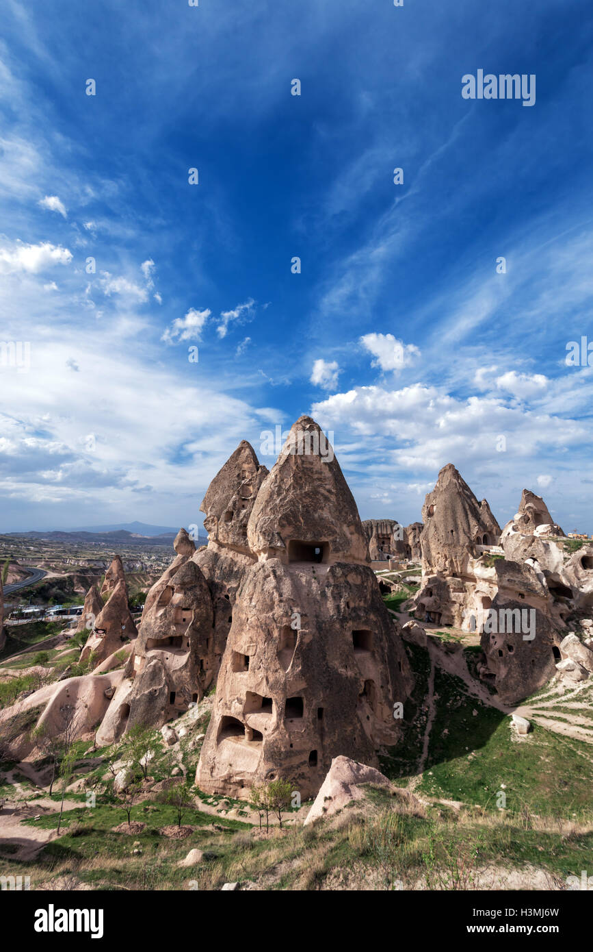 Giornata incredibile in Cappadocia, Turchia Foto Stock