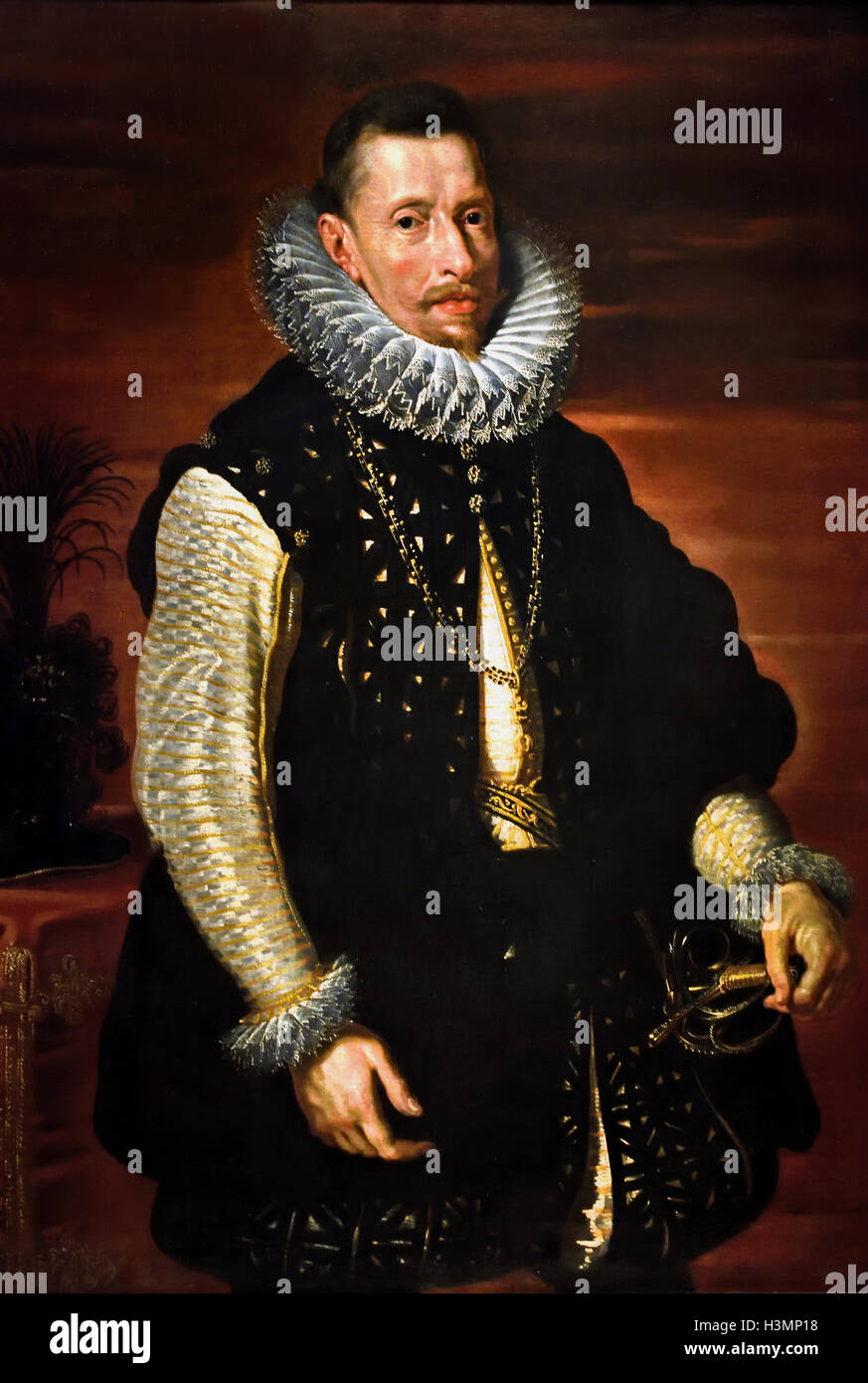 Albrecht II, Arciduca d'Austria e Statthalter - Stadhouder dei Paesi Bassi (1596-1621) pittura 1610 da Peter Paul Rubens 1577-1640 Fiammingo Belgio Belgio Foto Stock