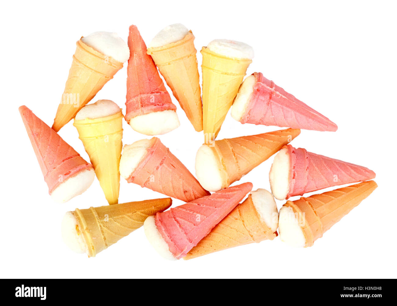 Varie torta a forma di gelato Foto Stock