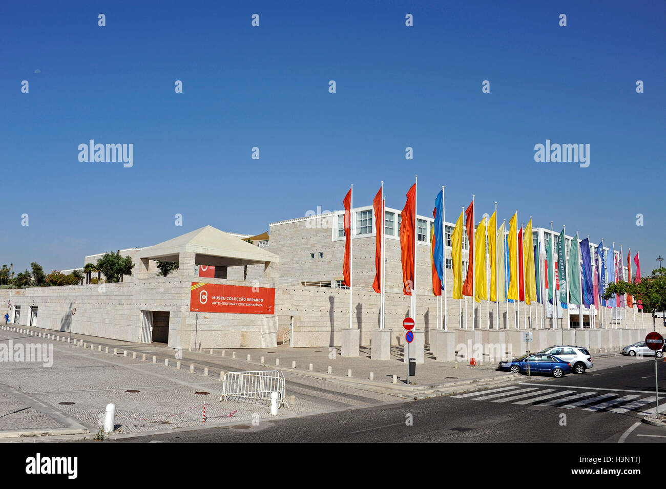 Il Museu Colecao Berardo, arte moderna e contemporanea, Centro Cultural de Belem, CCB, Vittorio Gregottiand Manuel Salgado architetto Foto Stock