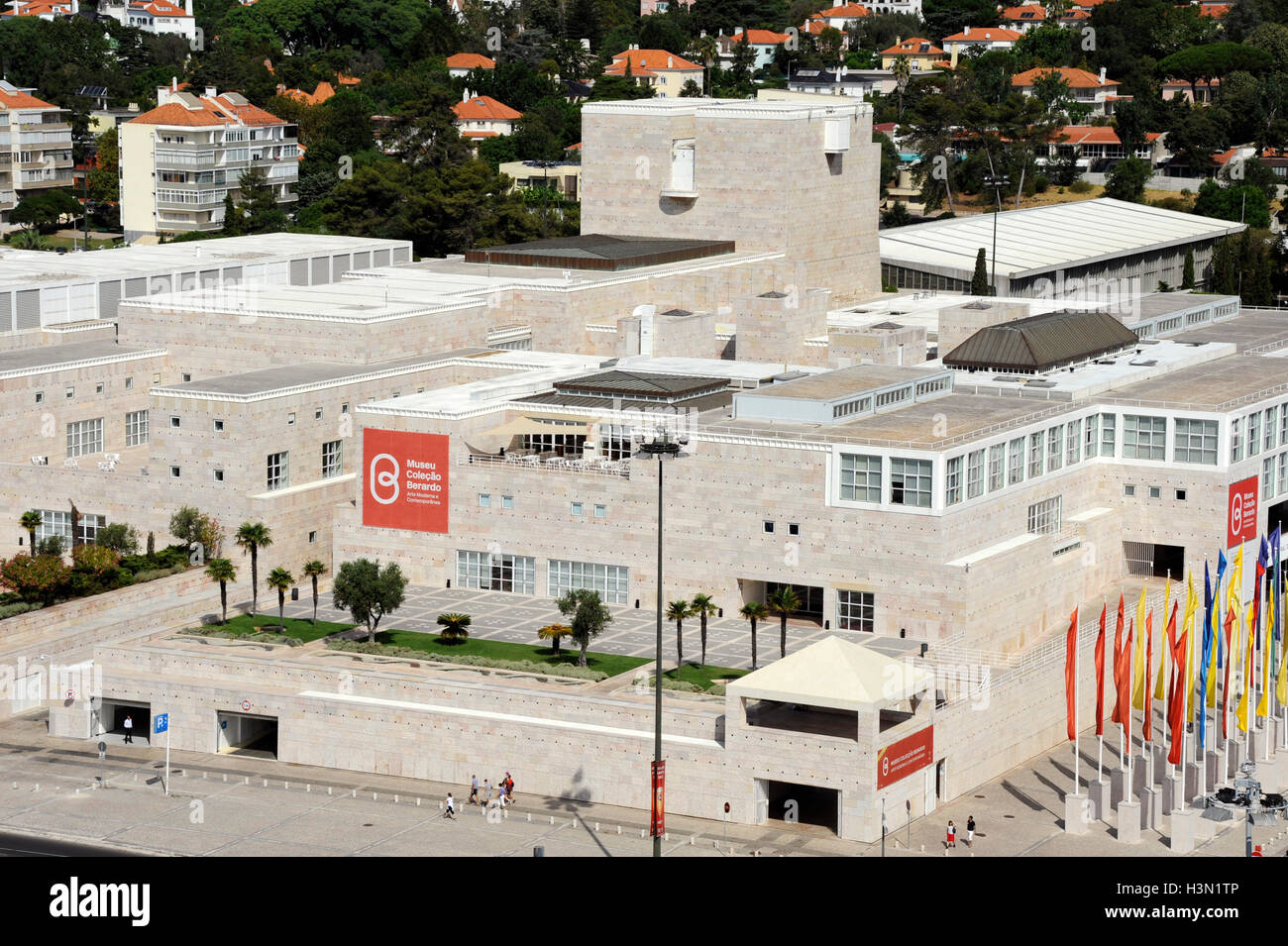 Il Museu Colecao Berardo, arte moderna e contemporanea, Centro Cultural de Belem, CCB, Vittorio Gregottiand Manuel Salgado architetto Foto Stock